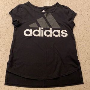 Girls Adidas shirt,  color black ,size 6x